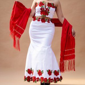 Two pieces Mexican Outfit